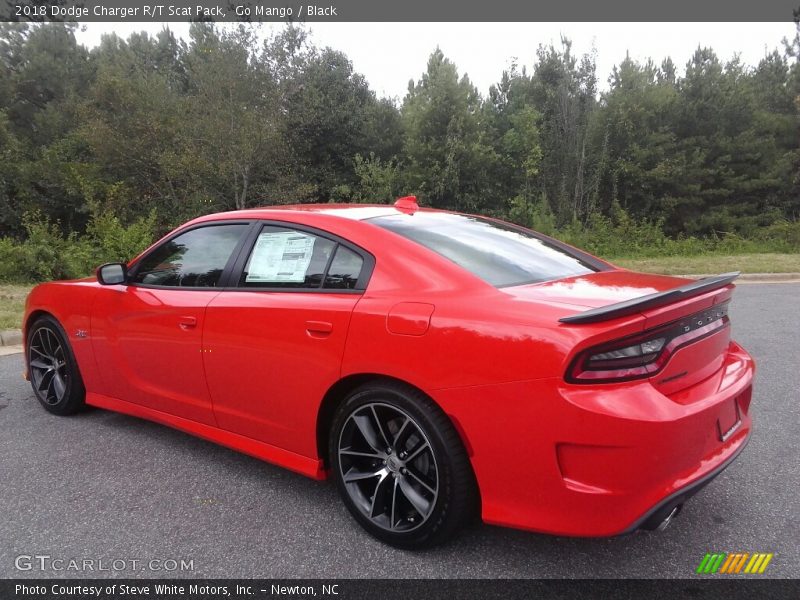 Go Mango / Black 2018 Dodge Charger R/T Scat Pack