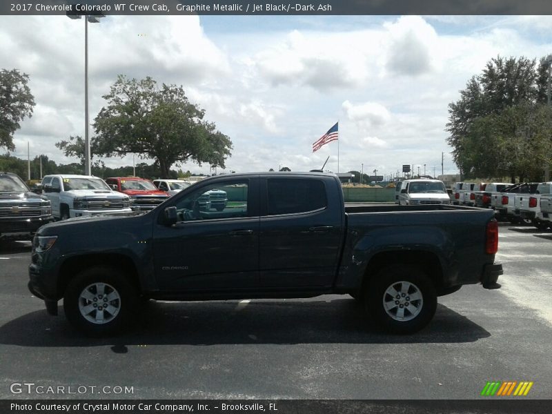 Graphite Metallic / Jet Black/­Dark Ash 2017 Chevrolet Colorado WT Crew Cab