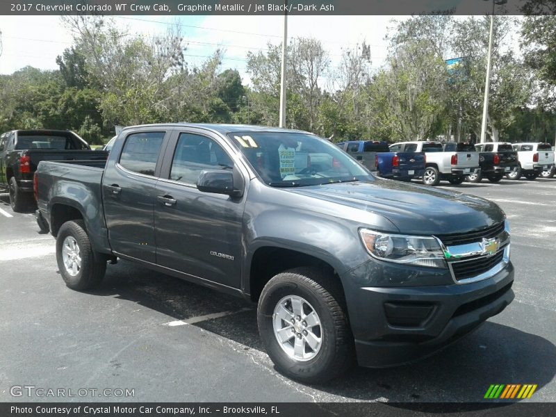 Graphite Metallic / Jet Black/­Dark Ash 2017 Chevrolet Colorado WT Crew Cab