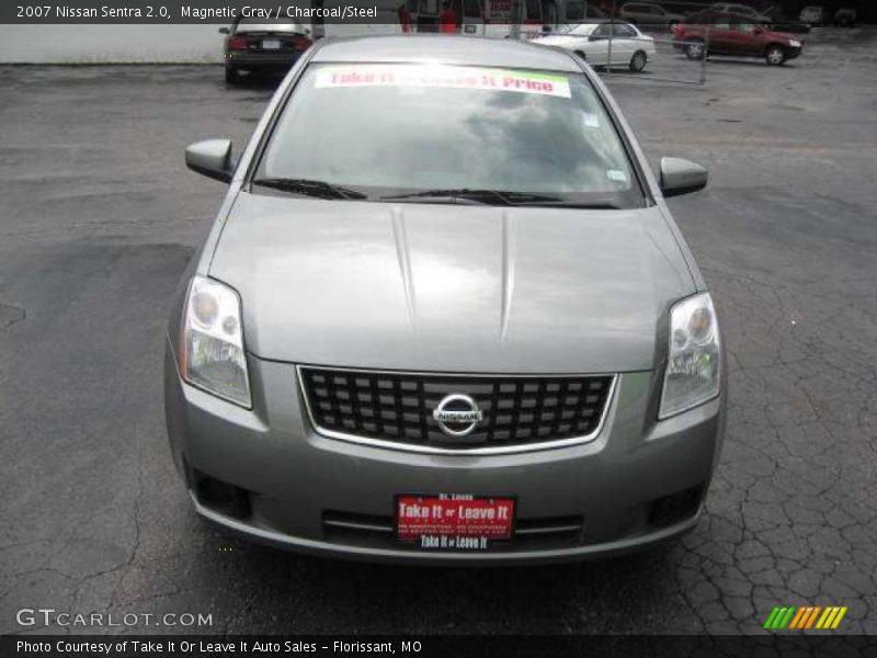 Magnetic Gray / Charcoal/Steel 2007 Nissan Sentra 2.0