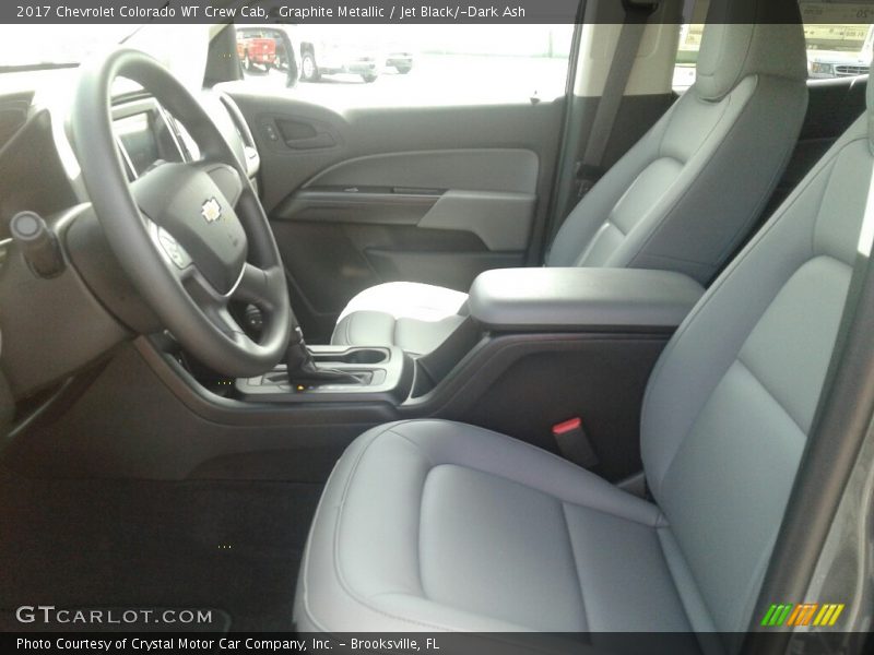 Graphite Metallic / Jet Black/­Dark Ash 2017 Chevrolet Colorado WT Crew Cab