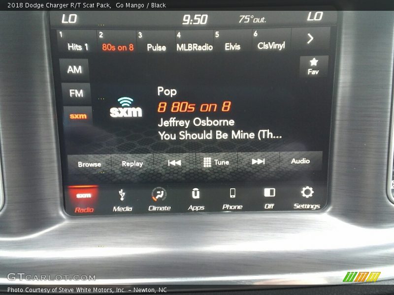 Go Mango / Black 2018 Dodge Charger R/T Scat Pack