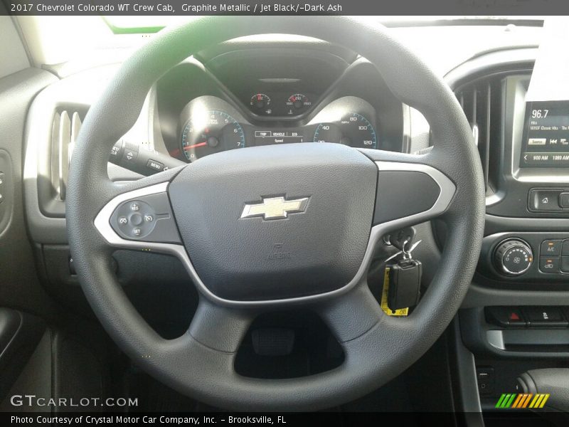 Graphite Metallic / Jet Black/­Dark Ash 2017 Chevrolet Colorado WT Crew Cab