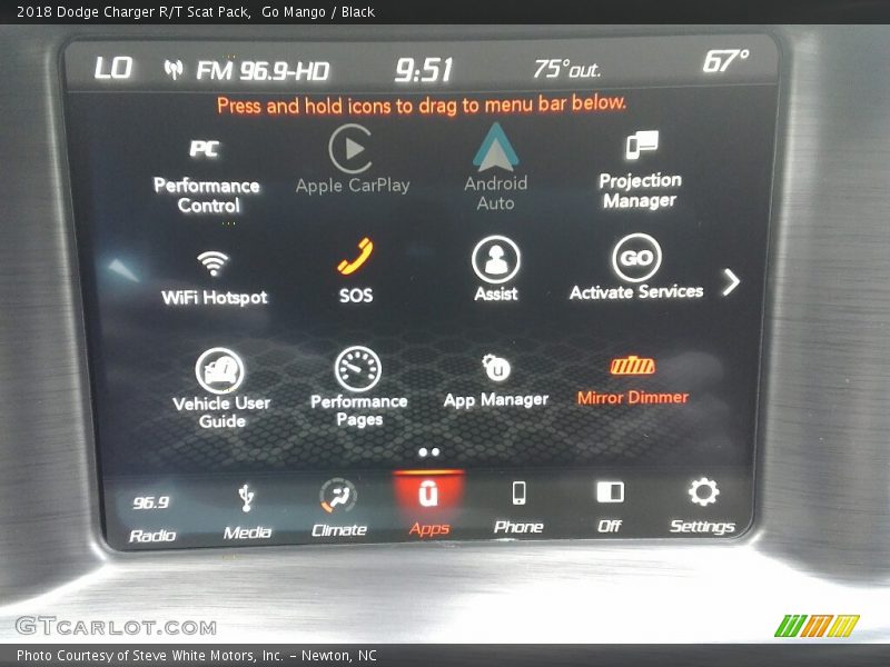 Go Mango / Black 2018 Dodge Charger R/T Scat Pack