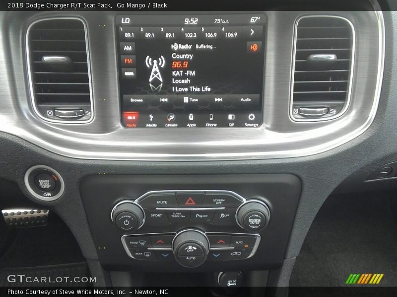 Go Mango / Black 2018 Dodge Charger R/T Scat Pack