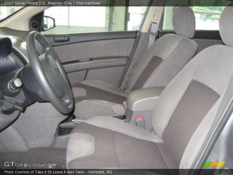 Magnetic Gray / Charcoal/Steel 2007 Nissan Sentra 2.0