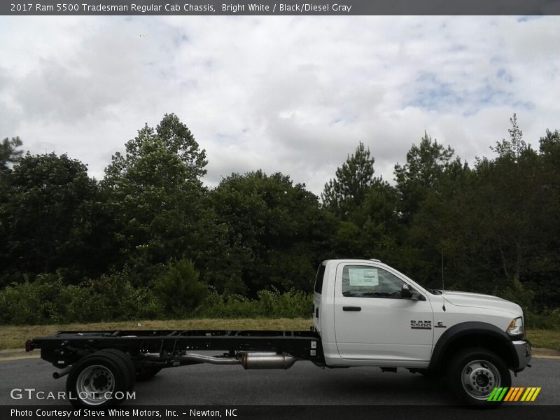 Bright White / Black/Diesel Gray 2017 Ram 5500 Tradesman Regular Cab Chassis