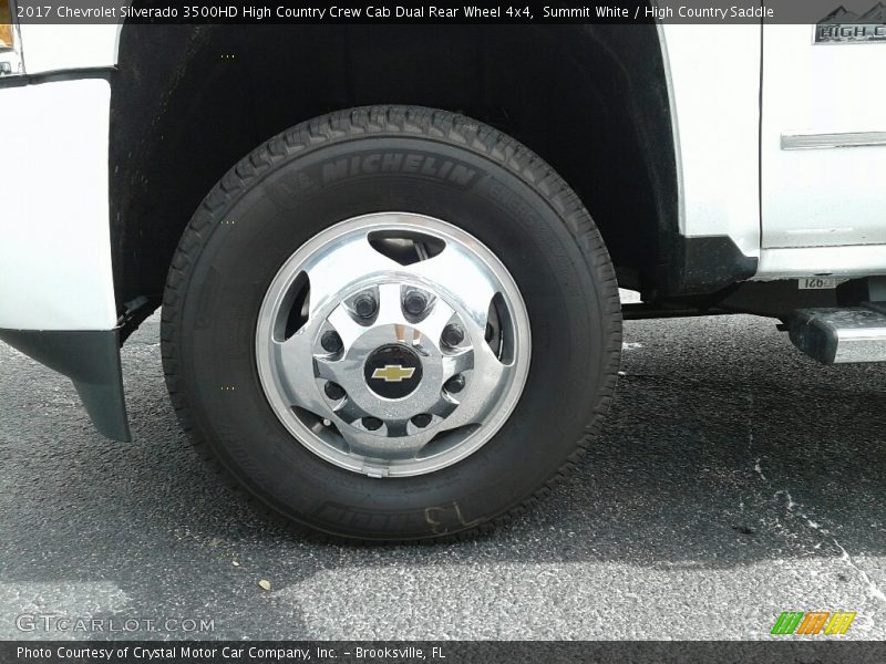 Summit White / High Country Saddle 2017 Chevrolet Silverado 3500HD High Country Crew Cab Dual Rear Wheel 4x4