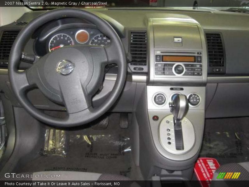 Magnetic Gray / Charcoal/Steel 2007 Nissan Sentra 2.0
