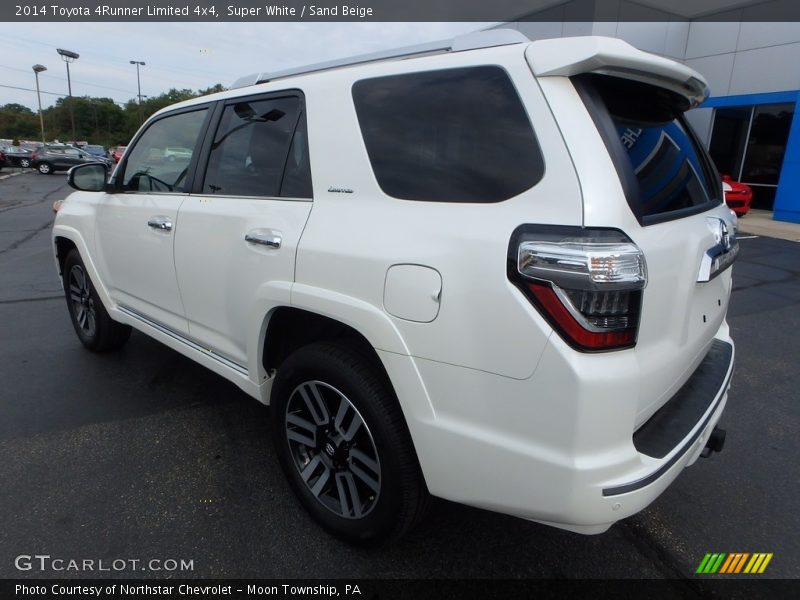 Super White / Sand Beige 2014 Toyota 4Runner Limited 4x4