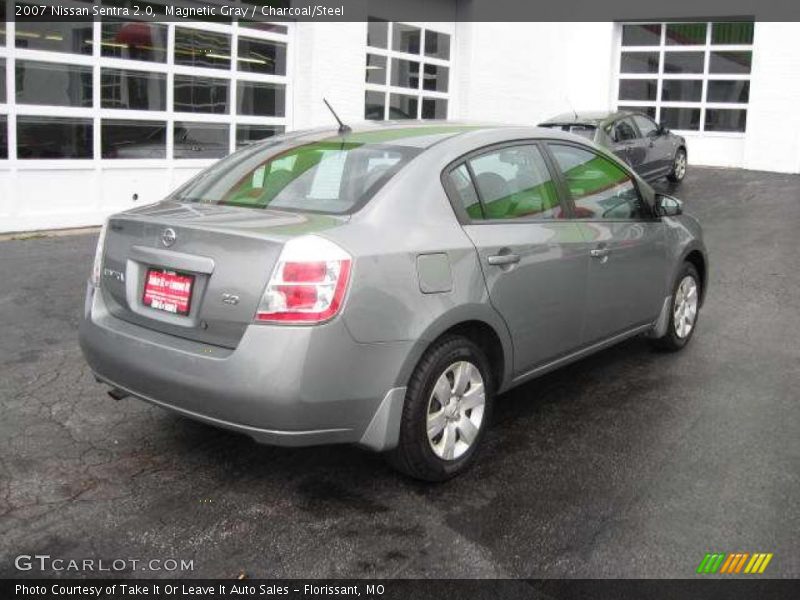 Magnetic Gray / Charcoal/Steel 2007 Nissan Sentra 2.0