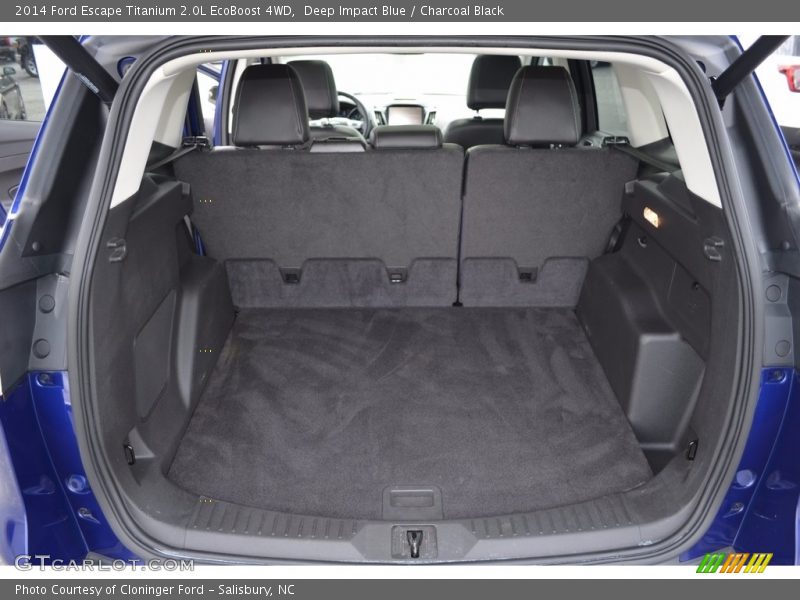 Deep Impact Blue / Charcoal Black 2014 Ford Escape Titanium 2.0L EcoBoost 4WD