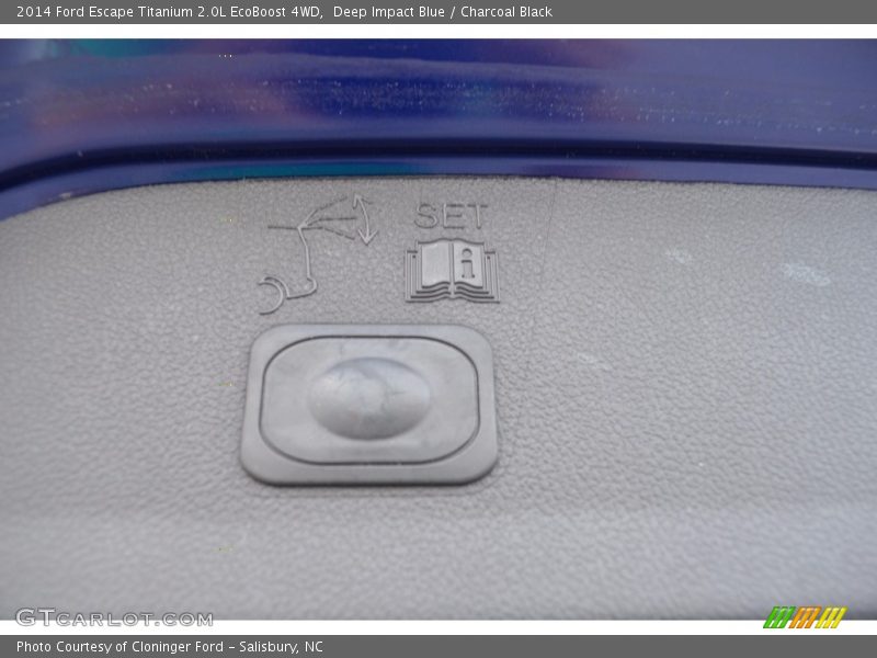 Deep Impact Blue / Charcoal Black 2014 Ford Escape Titanium 2.0L EcoBoost 4WD