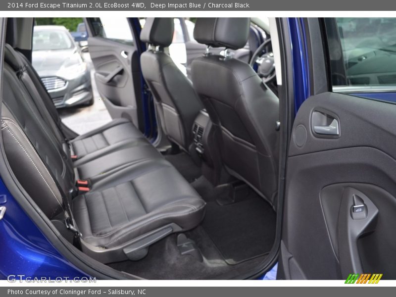 Deep Impact Blue / Charcoal Black 2014 Ford Escape Titanium 2.0L EcoBoost 4WD