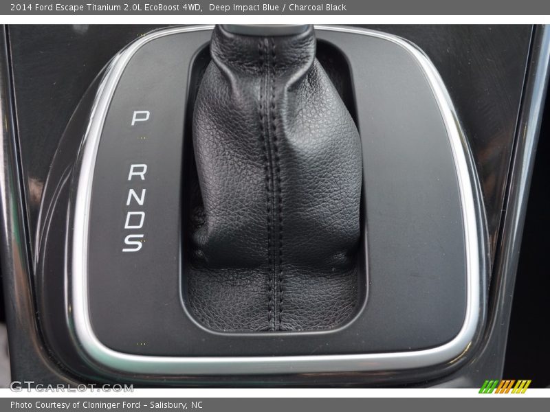 Deep Impact Blue / Charcoal Black 2014 Ford Escape Titanium 2.0L EcoBoost 4WD