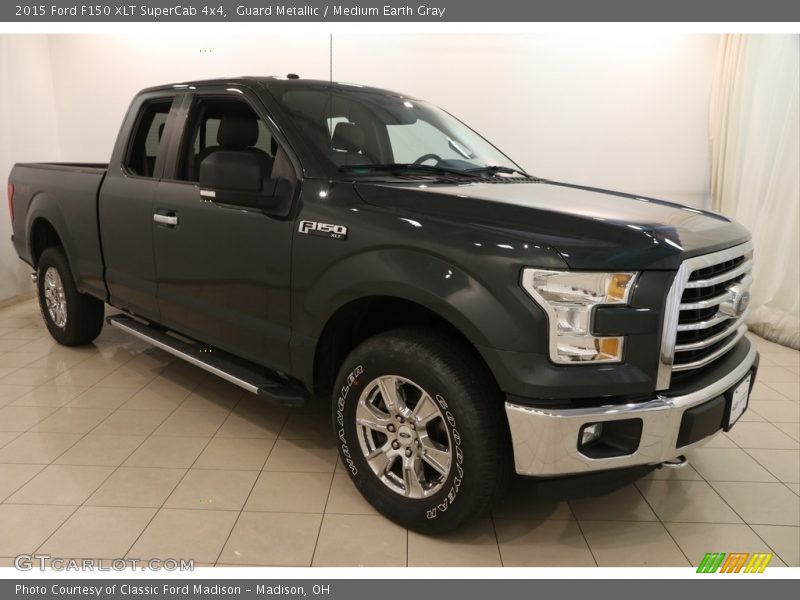 Guard Metallic / Medium Earth Gray 2015 Ford F150 XLT SuperCab 4x4