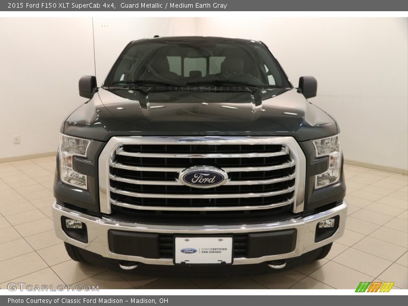 Guard Metallic / Medium Earth Gray 2015 Ford F150 XLT SuperCab 4x4