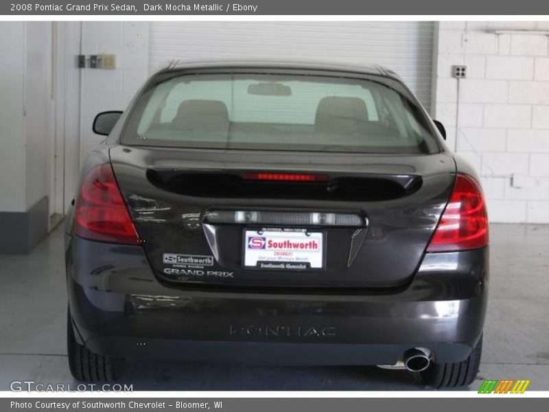 Dark Mocha Metallic / Ebony 2008 Pontiac Grand Prix Sedan