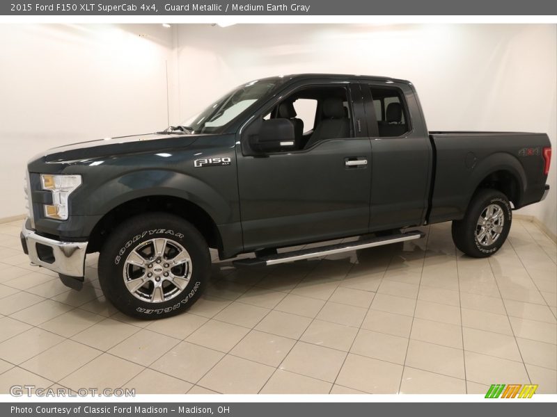 Guard Metallic / Medium Earth Gray 2015 Ford F150 XLT SuperCab 4x4