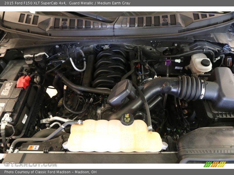 Guard Metallic / Medium Earth Gray 2015 Ford F150 XLT SuperCab 4x4