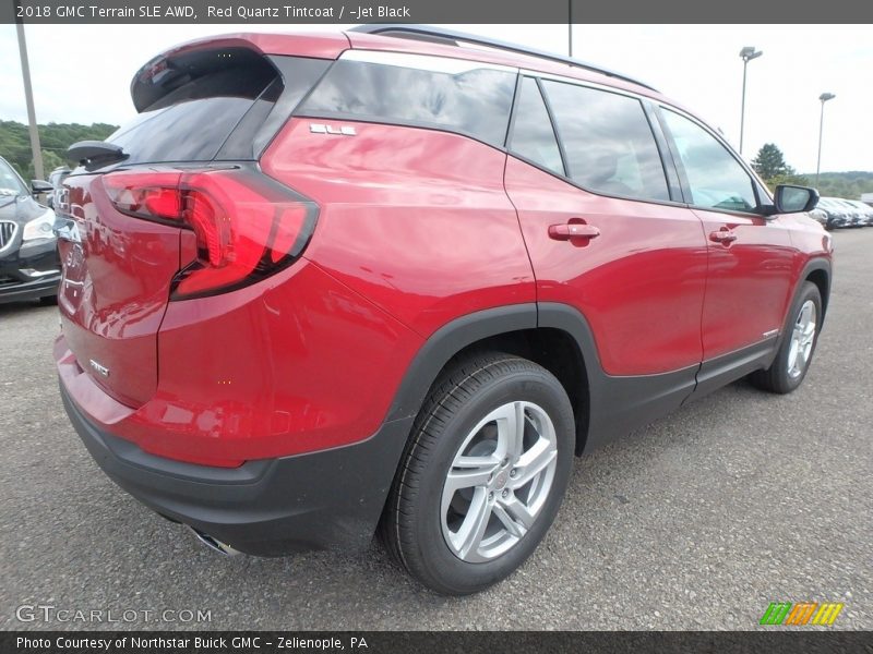 Red Quartz Tintcoat / ­Jet Black 2018 GMC Terrain SLE AWD