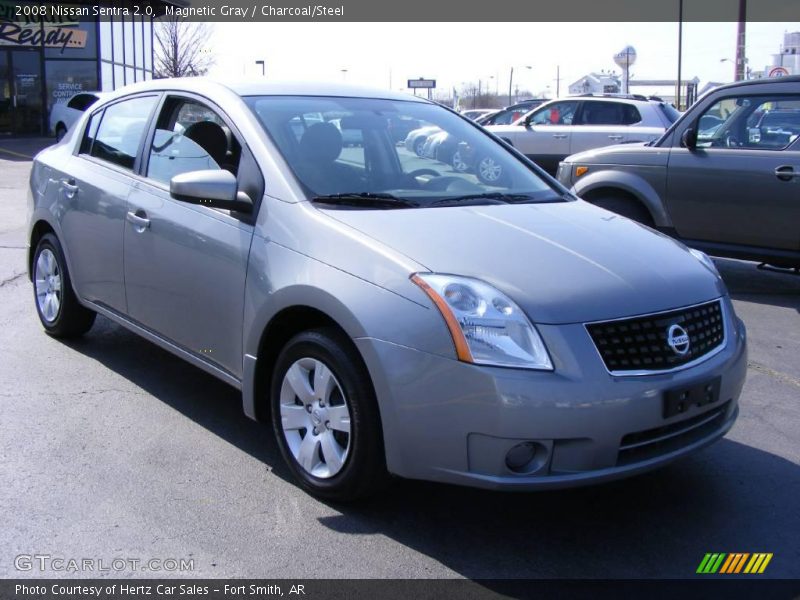 Magnetic Gray / Charcoal/Steel 2008 Nissan Sentra 2.0