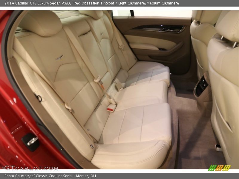 Red Obsession Tintcoat / Light Cashmere/Medium Cashmere 2014 Cadillac CTS Luxury Sedan AWD