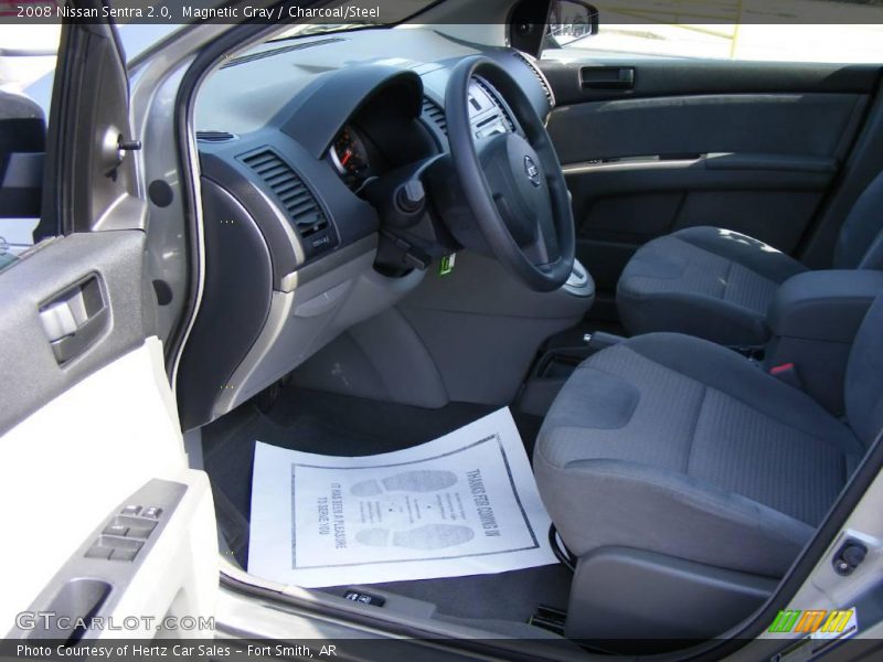 Magnetic Gray / Charcoal/Steel 2008 Nissan Sentra 2.0