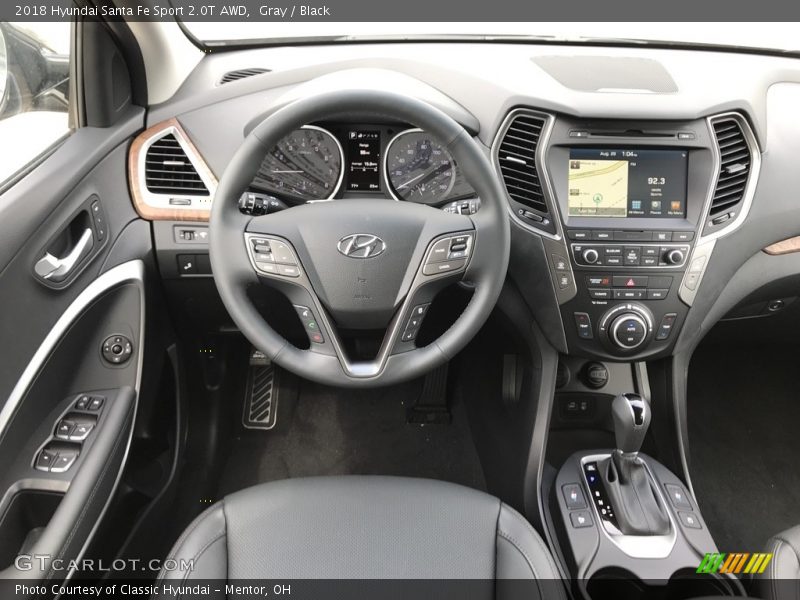 Gray / Black 2018 Hyundai Santa Fe Sport 2.0T AWD