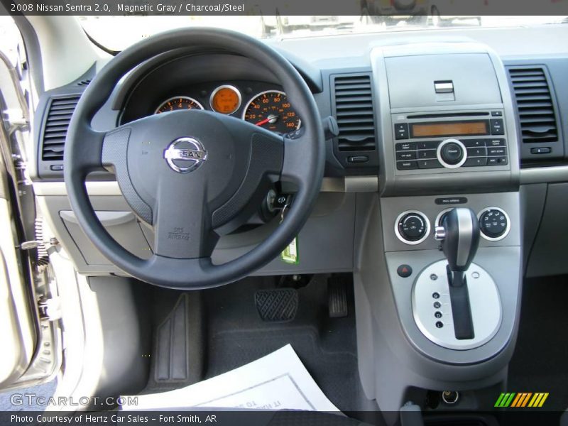 Magnetic Gray / Charcoal/Steel 2008 Nissan Sentra 2.0