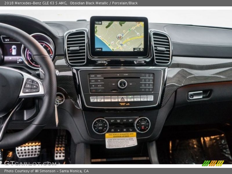 Obsidian Black Metallic / Porcelain/Black 2018 Mercedes-Benz GLE 63 S AMG