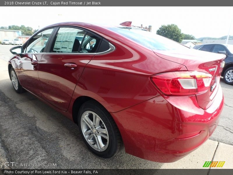 Cajun Red Tintcoat / Jet Black 2018 Chevrolet Cruze LT