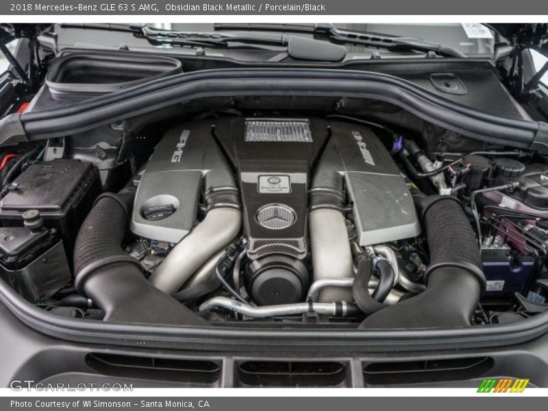  2018 GLE 63 S AMG Engine - 5.5 Liter AMG DI biturbo DOHC 32-Valve VVT V8