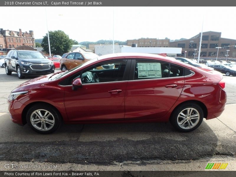 Cajun Red Tintcoat / Jet Black 2018 Chevrolet Cruze LT