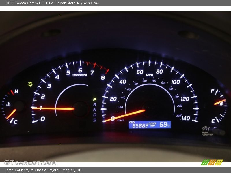 Blue Ribbon Metallic / Ash Gray 2010 Toyota Camry LE