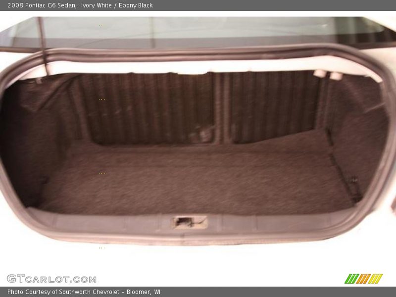Ivory White / Ebony Black 2008 Pontiac G6 Sedan