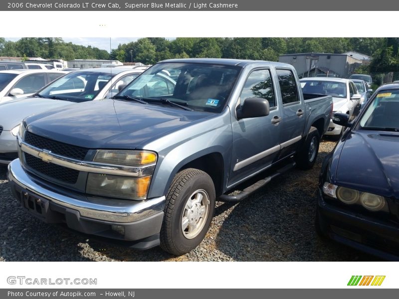 Superior Blue Metallic / Light Cashmere 2006 Chevrolet Colorado LT Crew Cab