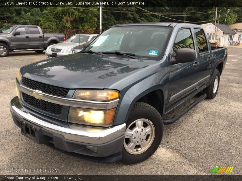Superior Blue Metallic / Light Cashmere 2006 Chevrolet Colorado LT Crew Cab