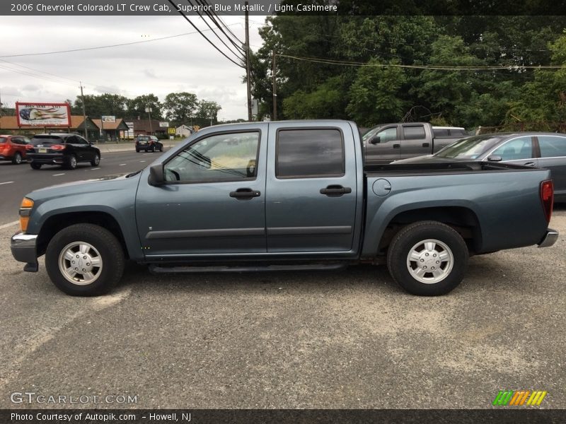 Superior Blue Metallic / Light Cashmere 2006 Chevrolet Colorado LT Crew Cab