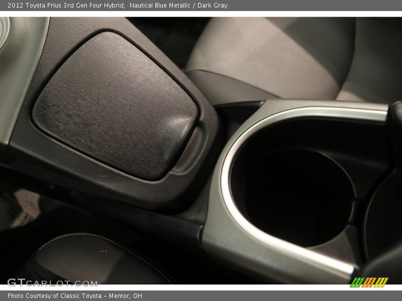 Nautical Blue Metallic / Dark Gray 2012 Toyota Prius 3rd Gen Four Hybrid