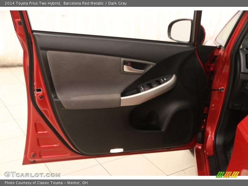 Barcelona Red Metallic / Dark Gray 2014 Toyota Prius Two Hybrid