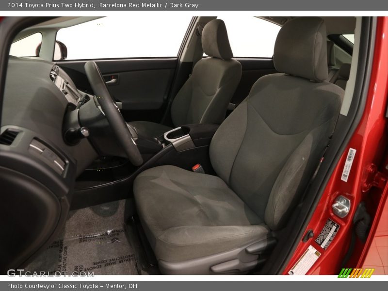 Barcelona Red Metallic / Dark Gray 2014 Toyota Prius Two Hybrid