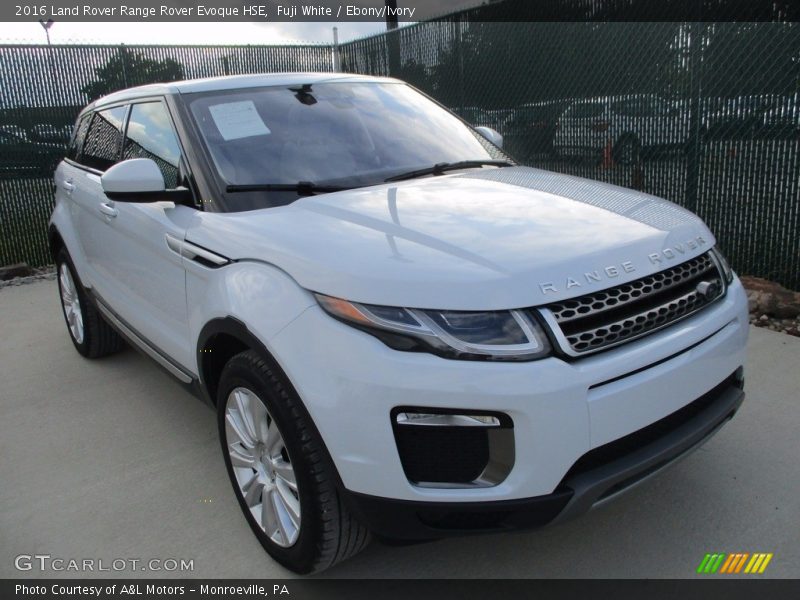 Fuji White / Ebony/Ivory 2016 Land Rover Range Rover Evoque HSE