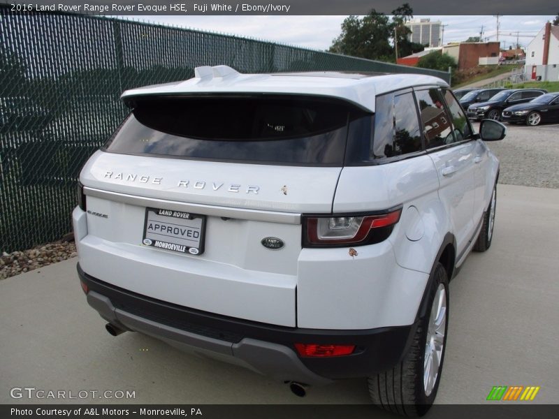 Fuji White / Ebony/Ivory 2016 Land Rover Range Rover Evoque HSE