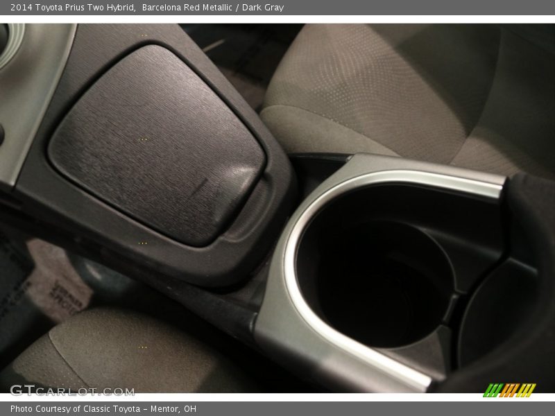 Barcelona Red Metallic / Dark Gray 2014 Toyota Prius Two Hybrid