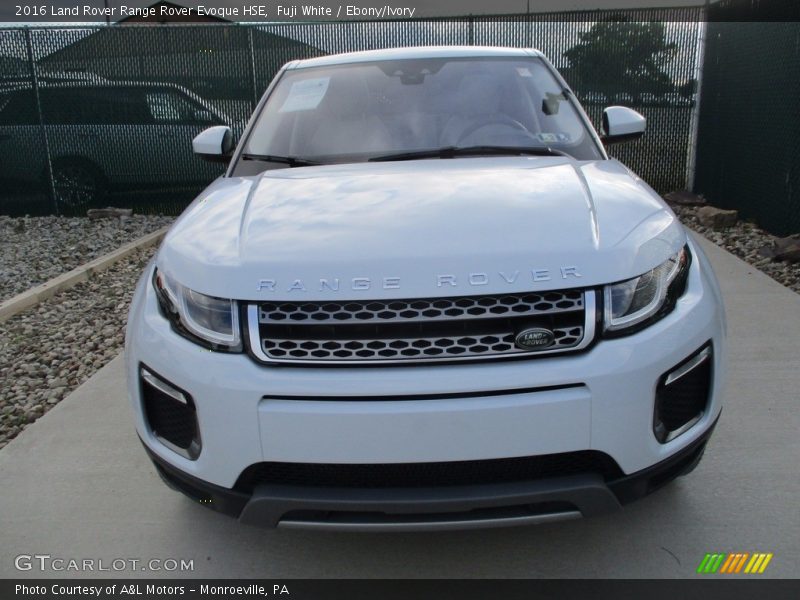Fuji White / Ebony/Ivory 2016 Land Rover Range Rover Evoque HSE
