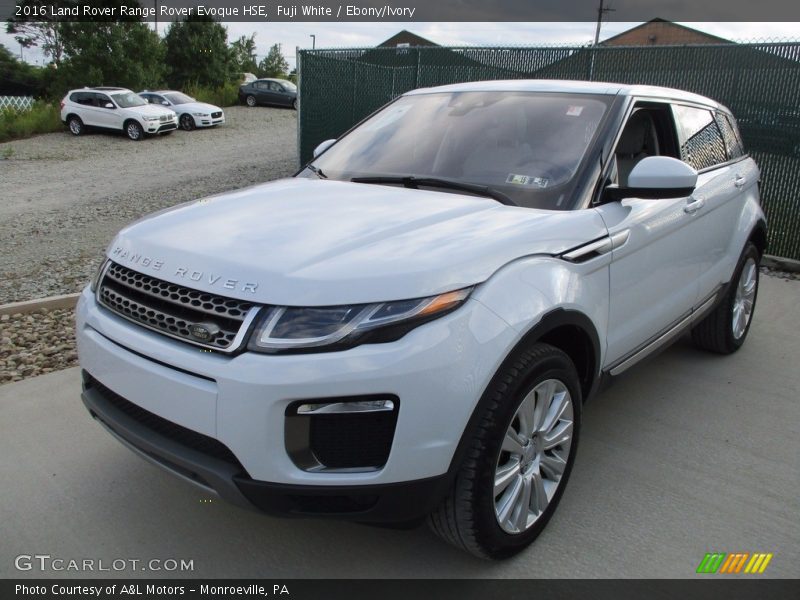 Fuji White / Ebony/Ivory 2016 Land Rover Range Rover Evoque HSE