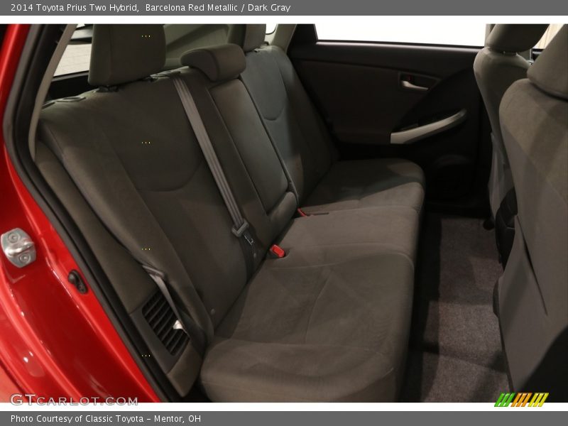 Barcelona Red Metallic / Dark Gray 2014 Toyota Prius Two Hybrid