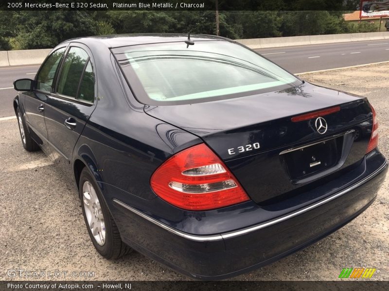 Platinum Blue Metallic / Charcoal 2005 Mercedes-Benz E 320 Sedan