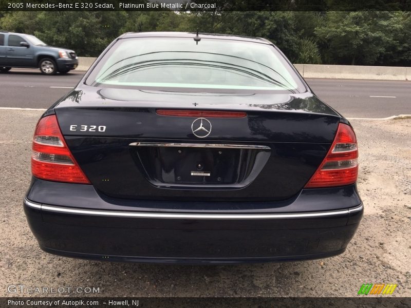 Platinum Blue Metallic / Charcoal 2005 Mercedes-Benz E 320 Sedan